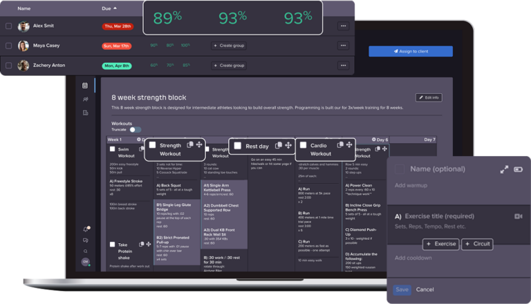 Quick Coach #1 Personal Trainer Software - TrueCoach