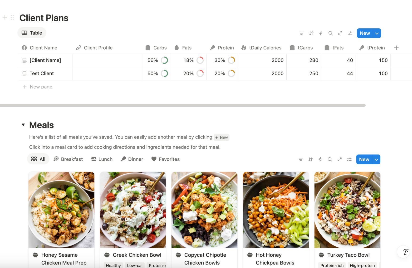 Image of AI Meal Plan Generator for Personal Trainers