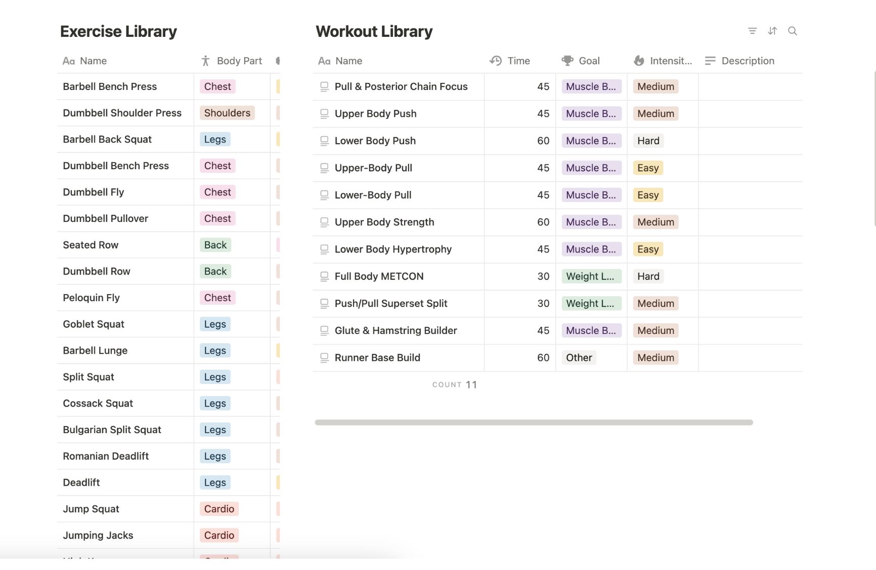 Image of AI Workout Library for Personal Trainers